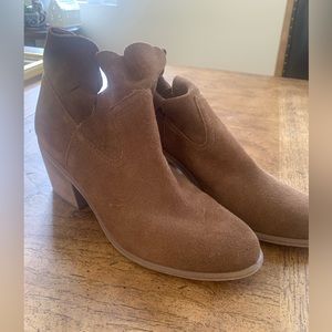BP Nordstrom suede  brown booties